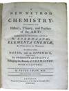 BOERHAAVE, HERMANN. A New Method of Chemistry.  2 vols.  1741